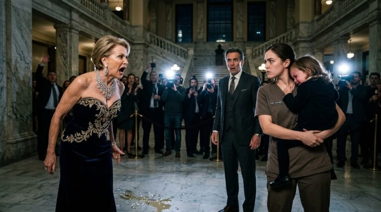 Elite Gala Froze When My Adopted Daughter Climbed the Court Bench to Hug a Penniless Clerk—Then She Exposed the Most Dangerous Lie in New York Society