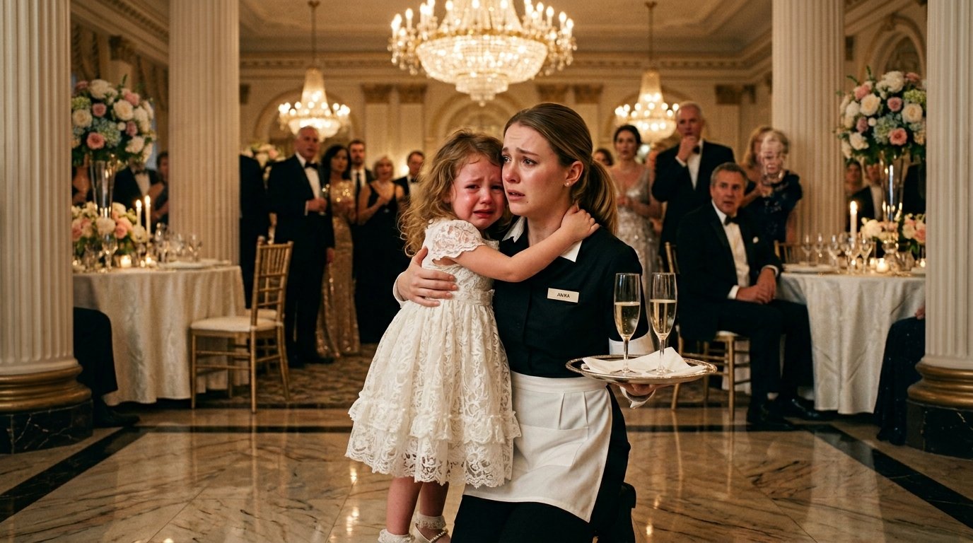 The Billionaire’s Daughter Called a Waitress “Mommy” — And the Entire Ballroom Went Silent